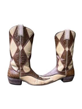 Vintage 1960's Nocona Rockabilly Cowboy Western Boots Women's Size 6A